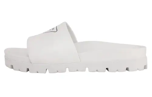 PRADA Slide Slippers Men's White