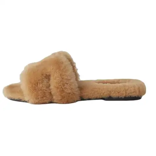 HERMES Oran Slide Slippers Women's Brown