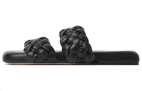 Bottega Veneta Quiet Slide Slippers Men's Black