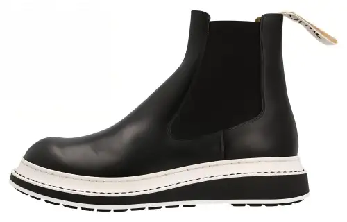 LOEWE Short Chelsea Boots Men's Black