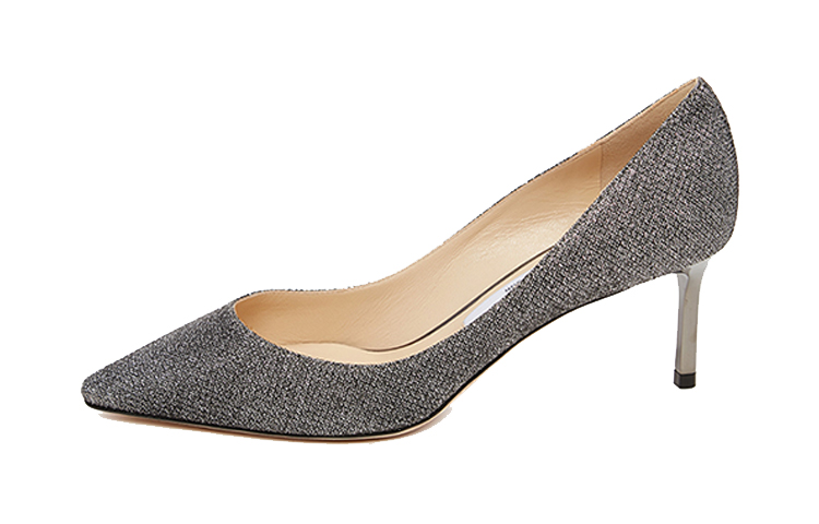 Jimmy Choo Romy Slim Heel High Heels 6cm Women's Silver