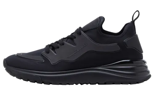 FERRAGAMO Fabric Low top Sports Casual Shoes Men's Black