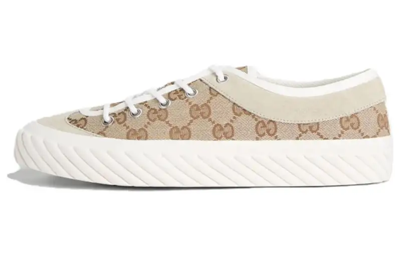 GUCCI GG Monogram Sneakers Beige