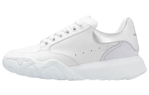 Alexander McQueen Court Trainer 'White Silver' Women's
