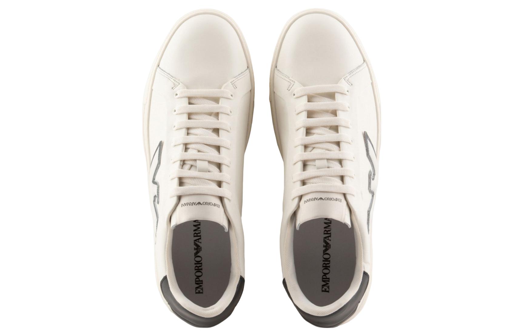 EMPORIO ARMANI Logo-patch Low-top Sneakers