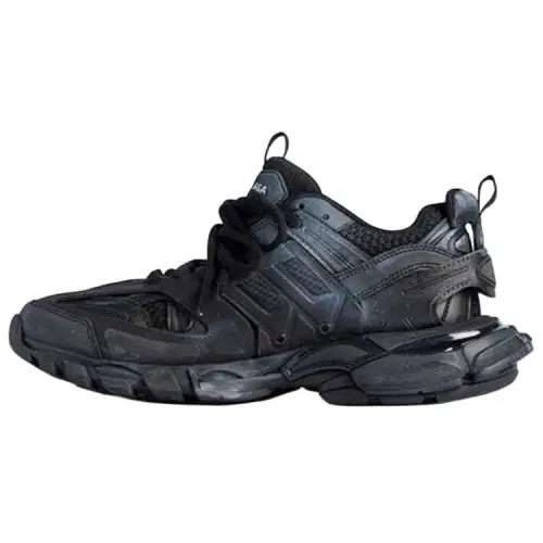 Balenciaga Track Signature Low top Casual Shoes Women's Black