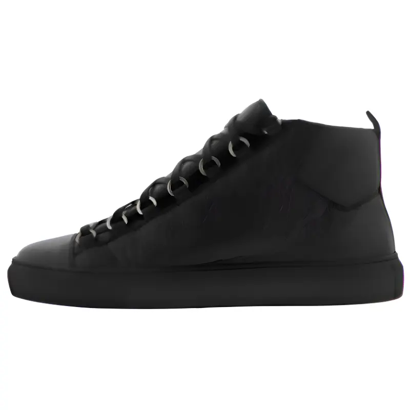 Balenciaga Arena High top Skateboard Shoes Men's Black