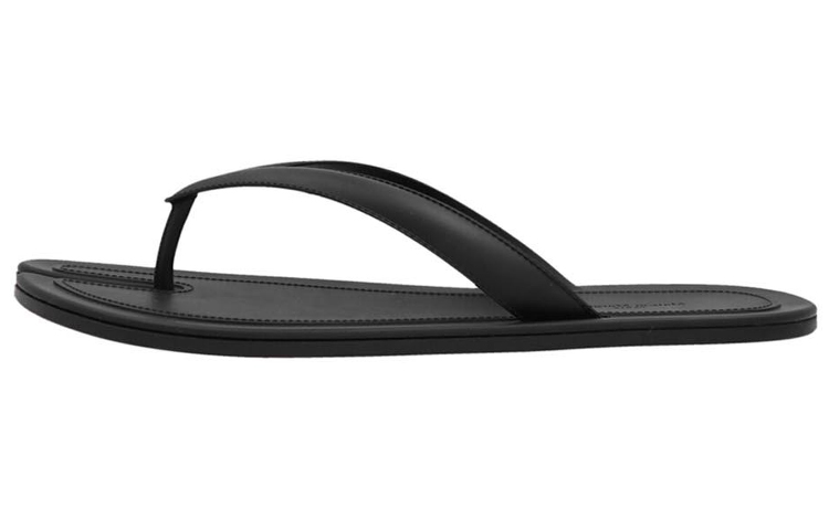 Мужские шлепанцы Maison Margiela Tabi Flip Flops (черные)