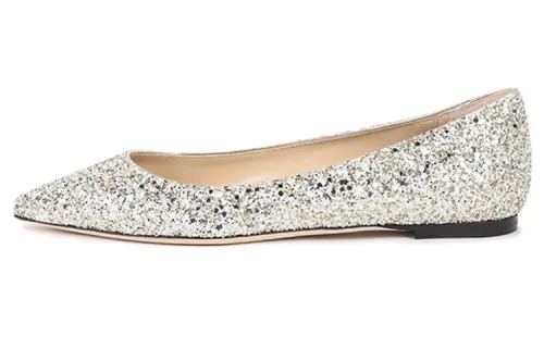 Jimmy Choo Romy Flat Shoes Women's Moon Sandy