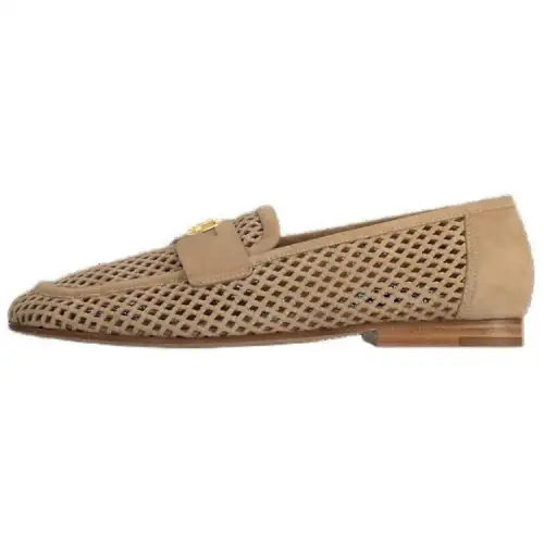 LOUIS VUITTON Soho Suede Casual Shoes Women's Umber