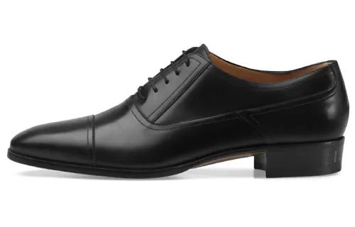 GUCCI Dress Shoes Men's Low Top Black