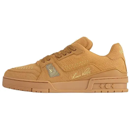 LOUIS VUITTON Trainer Low top Skateboard Shoes Men's Brown