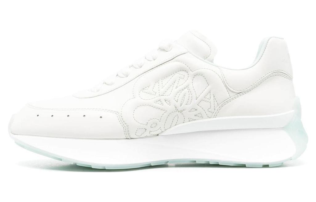 Мужские кроссовки Alexander McQueen Sprint Runner (белые)