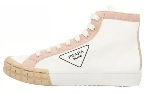 PRADA Gabardine Wheel High 'White Khaki'