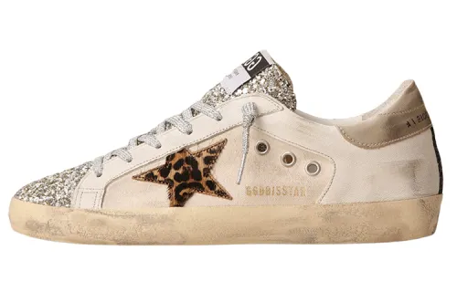 Golden Goose Super Star Skateboard Shoes Women's Low Top Ecru