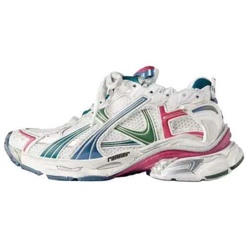 Balenciaga Runner Low top Chunky Sneakers Women's White