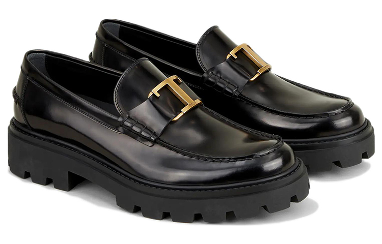 TOD'S T Monogram Ridged Loafers