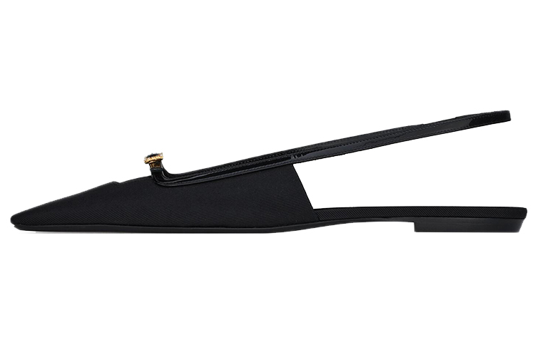 SAINT LAURENT Blade Slingback Flats Women's