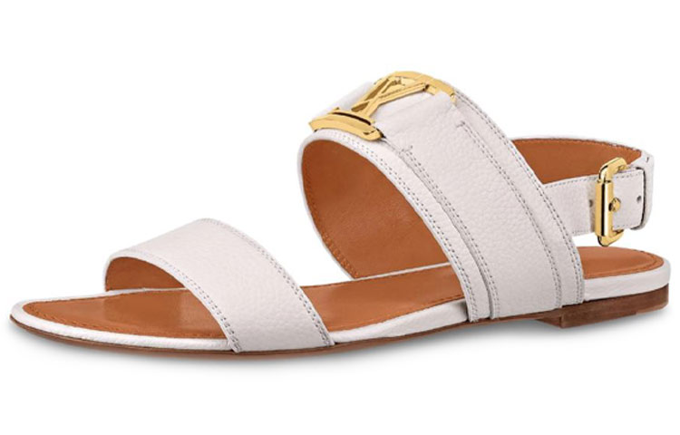 Женские сандалии Louis Vuitton Horizon (белые)