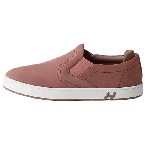 HERMES Lucky Casual Shoes Women's Red