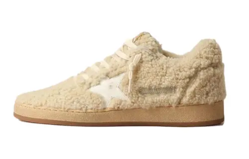 Golden Goose Ball Star Low top Skateboard Shoes Women's Beige