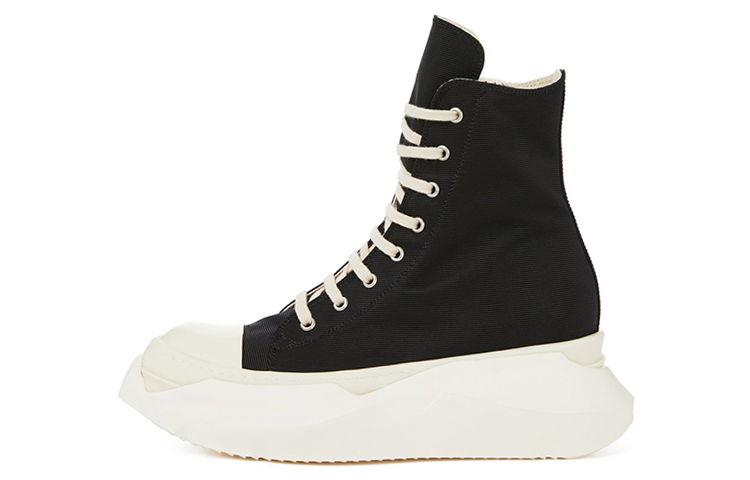 Rick Owens DRKSHDW Casual High top Stylish Skateboarding Shoes Men's Black White