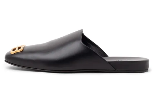 Balenciaga Leather Mules Women's