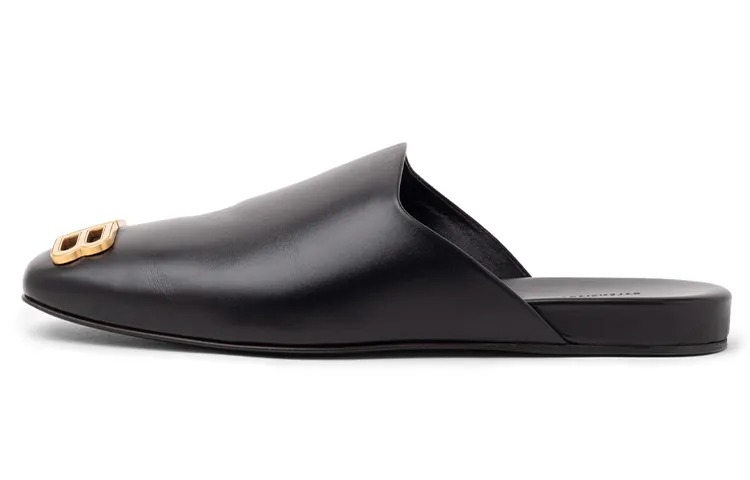 Balenciaga Leather Mules Women's