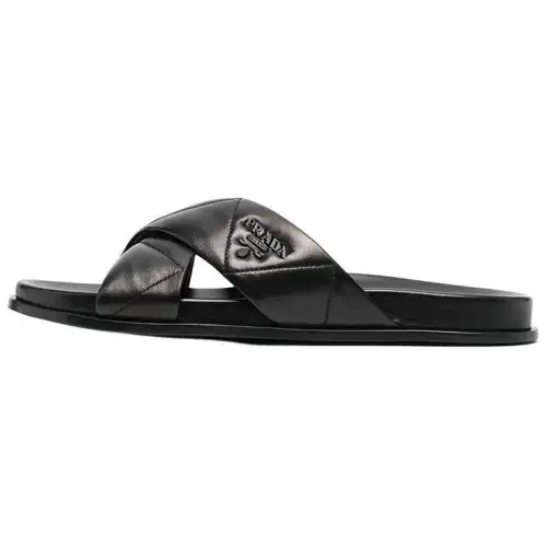PRADA Slide Slippers Women's Black