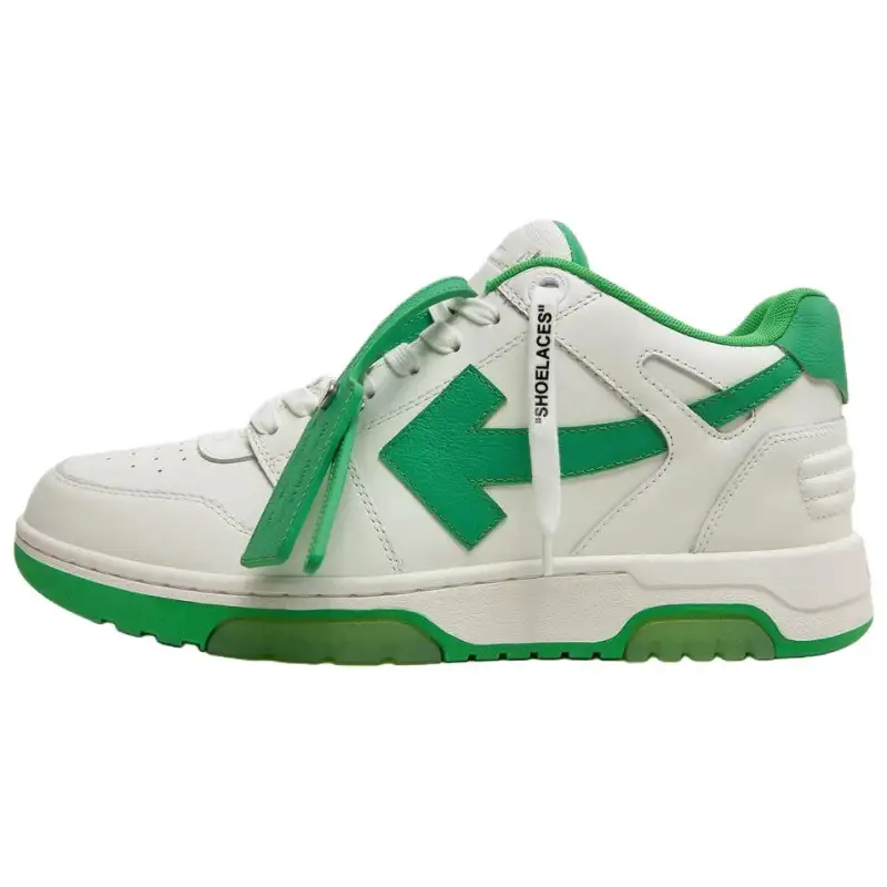 OFF WHITE Out Of Office Low Top Sneaker 'Green White'