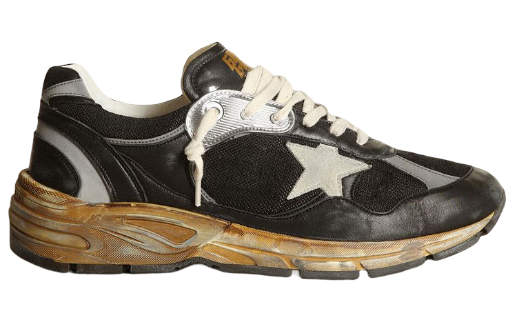 Мужские кроссовки Golden Goose Dad-Star (черные) — фото 2