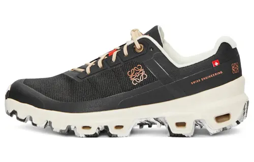 On x LOEWE Cloudventure Cushioning Low top Sports Casual Shoes Women's Black