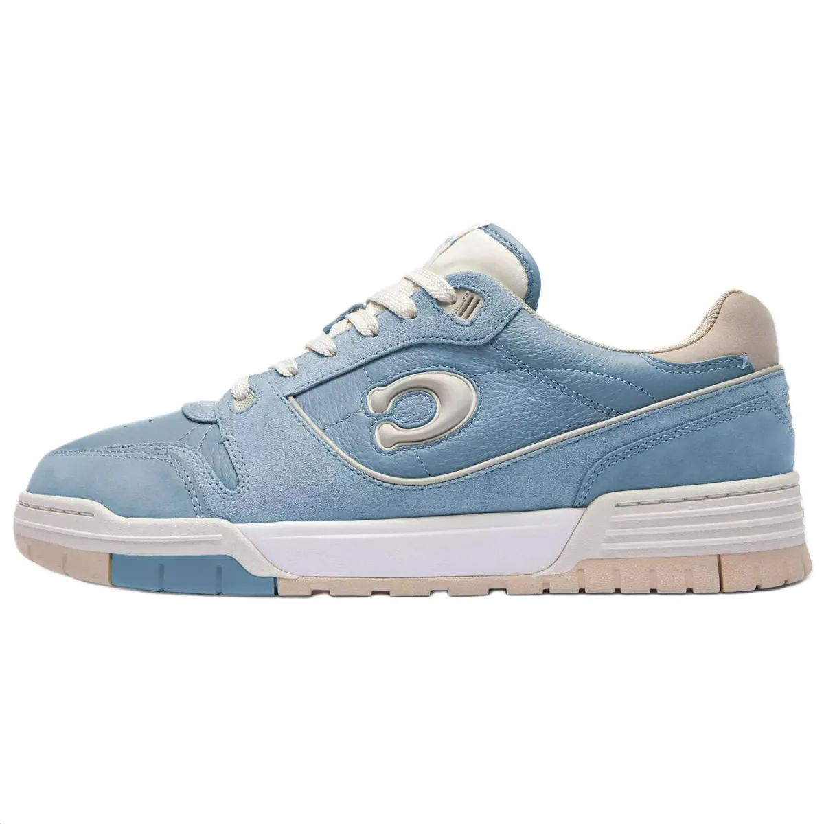COACH Soho Leather Low top Skateboard Shoes Men's Blue