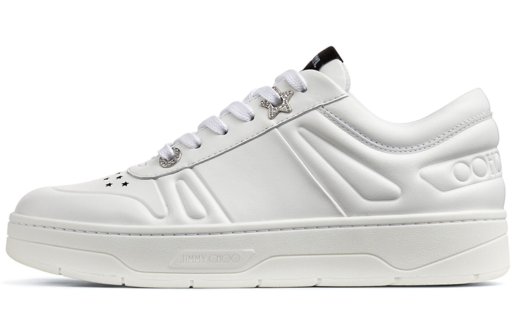 Jimmy Choo Hawaii/M Low top Stylish Skateboarding Shoes Men's White