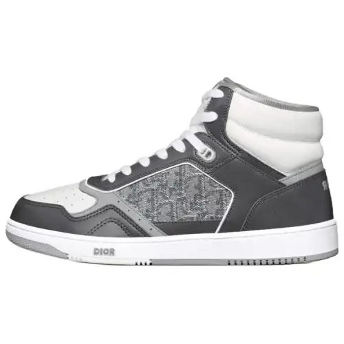 DIOR B27 High Anthracite White DIOR Oblique Jacquard Ruthenium Metallic Threads