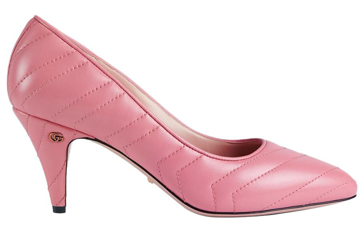 GUCCI Cone Heel High Heels Women's Pink