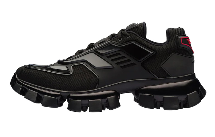 PRADA Prada Cloudbust Thunder ткань резиновая износостойкая обувь с низким верхом для отдыха обувь мужской стиль черный