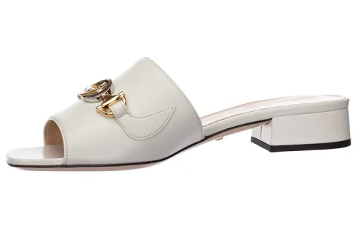 GUCCI Zumi Stylish Sandal Women's White