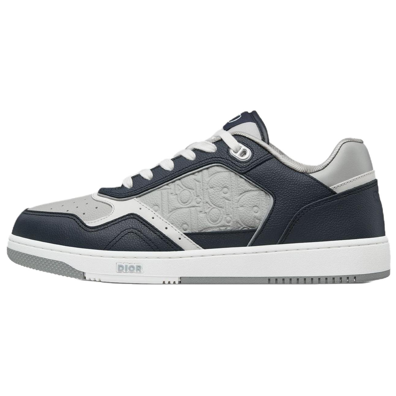 DIOR B27 Uptown Low top Skateboard Shoes Men's Marine Blue Gray