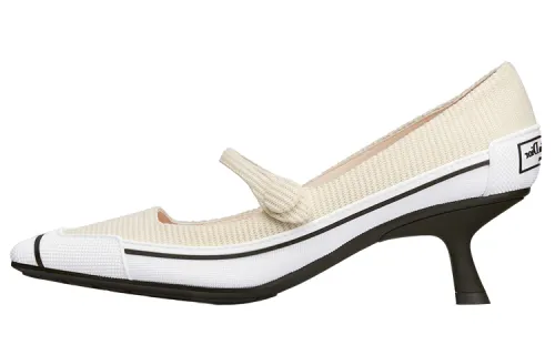 DIOR D Motion Slim Heel High Heels Women's White