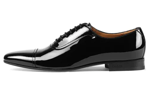 GUCCI Dress Shoes Men's Low Top Black