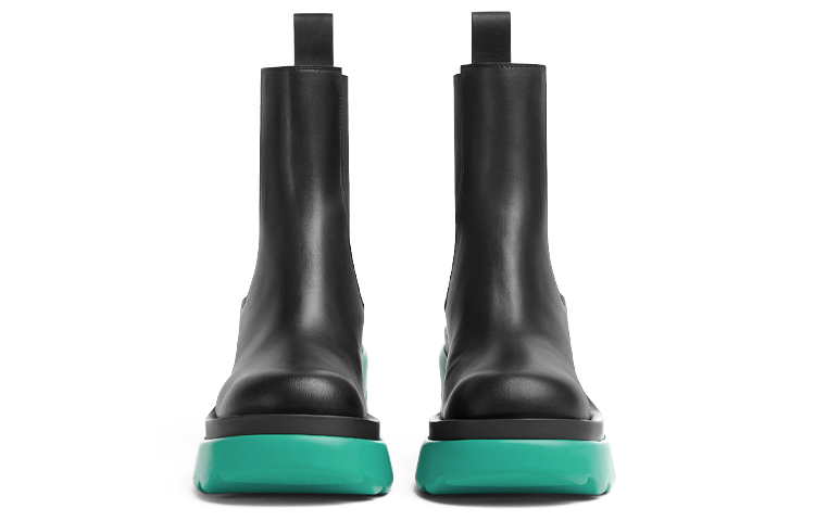 Bottega Veneta Flash Platform Ankle Boot Black Water Women's