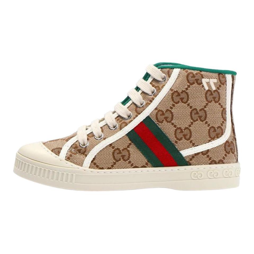 Детские кеды Gucci Tennis 1977 (бежевые)