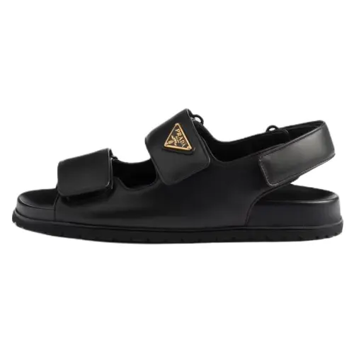 PRADA One Strap Sandals 1CM Women's Black