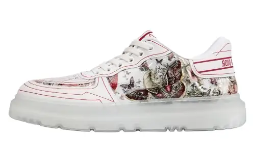 DIOR Addict Leather Casual Skate Shoes Low top Stylish Skateboarding Shoes Women's