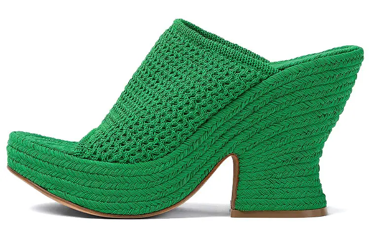 Bottega Veneta Slide Slippers Women's Green