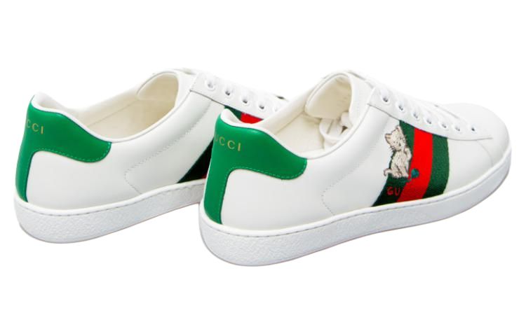 Мужские кеды Gucci ACE (белый) — фото 4