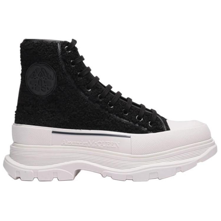 Мужские ботинки Alexander McQueen Tread Slick (черные) — фото 2