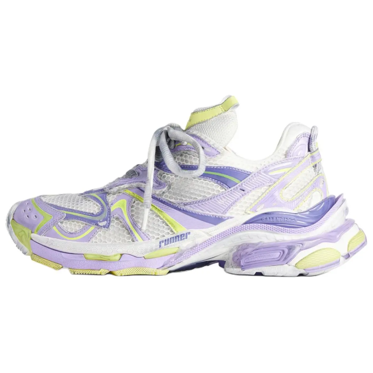 Balenciaga Runner2.0 Casual Shoes Women's Light Purple