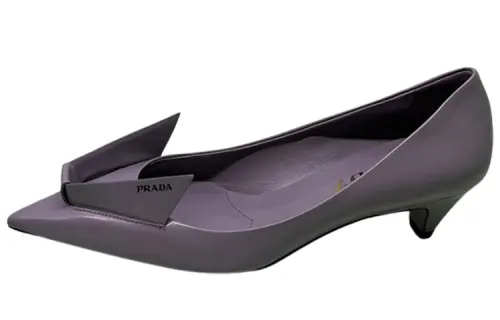 PRADA Slim Heel High Heels Women's Purple